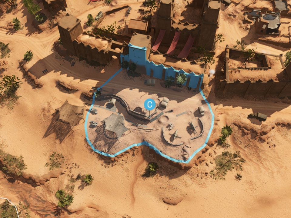 C拠点の俯瞰図 C拠点の俯瞰図