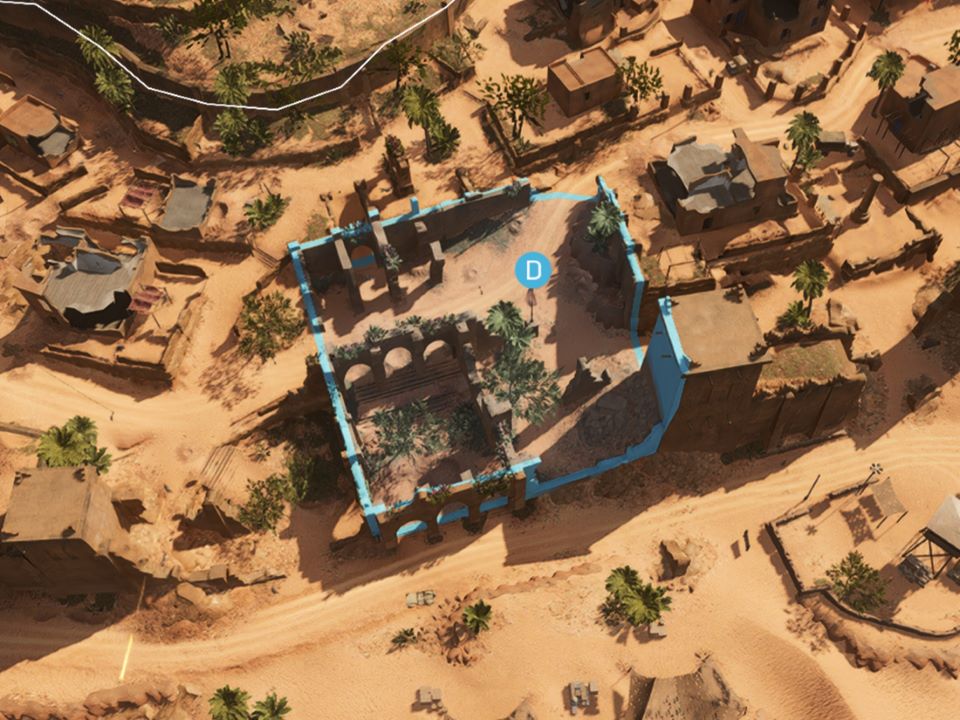 D拠点の俯瞰図 D拠点の俯瞰図