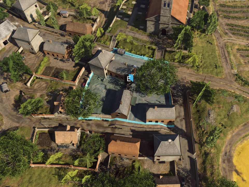 E拠点の俯瞰図 E拠点の俯瞰図