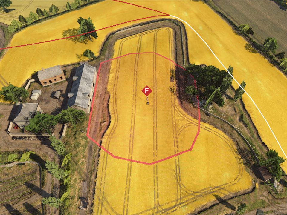 F拠点の俯瞰図 F拠点の俯瞰図