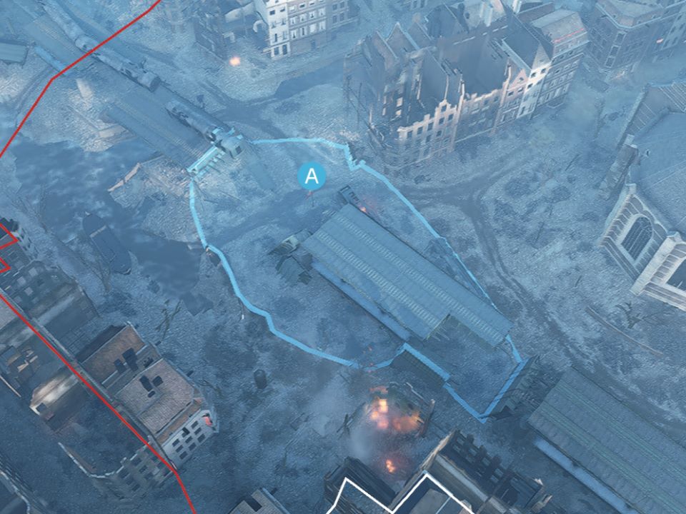 A拠点の俯瞰図 A拠点の俯瞰図