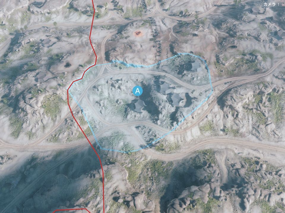 A拠点の俯瞰図 A拠点の俯瞰図