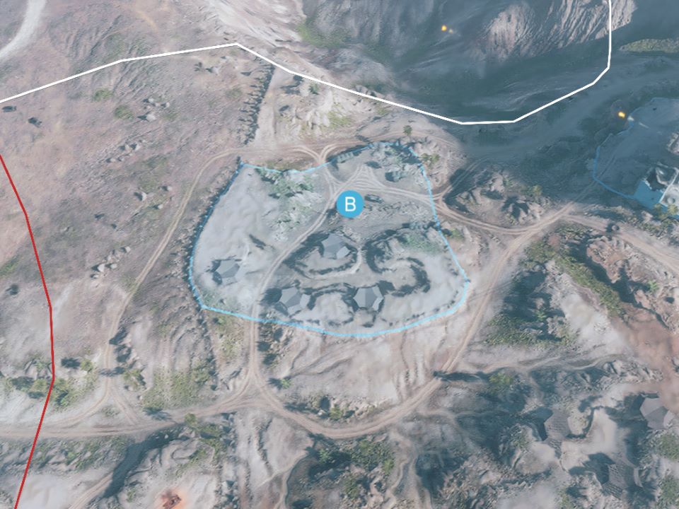 B拠点の俯瞰図 B拠点の俯瞰図