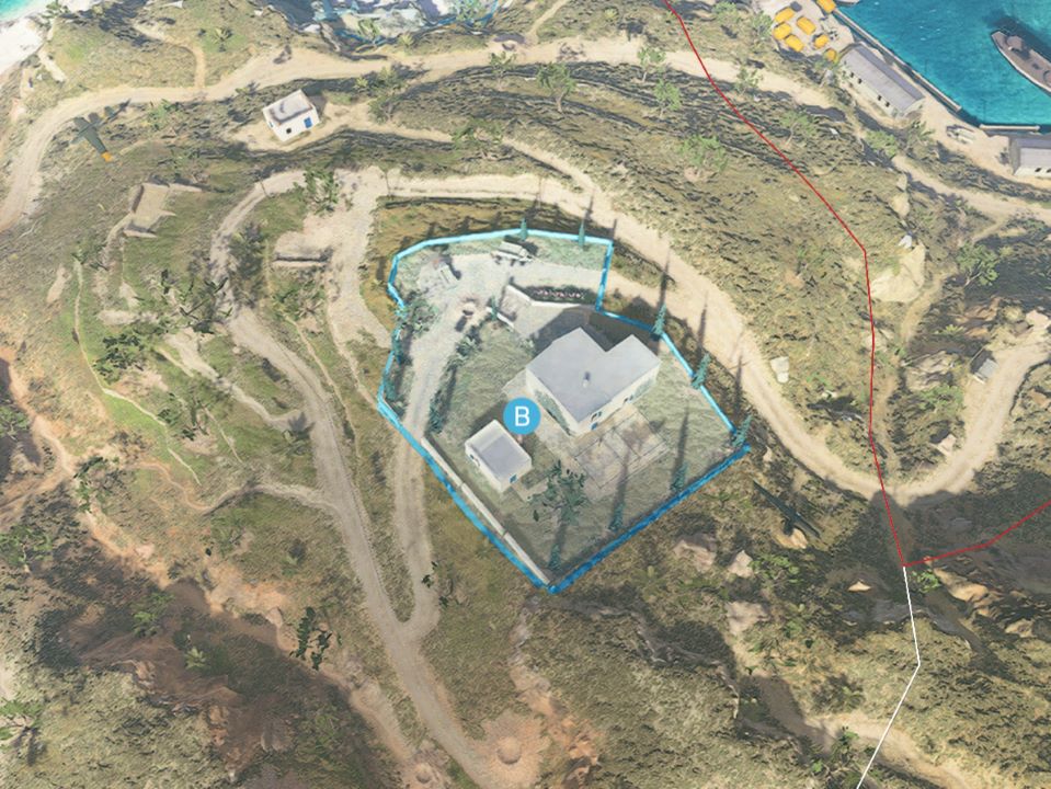 B拠点の俯瞰図 B拠点の俯瞰図