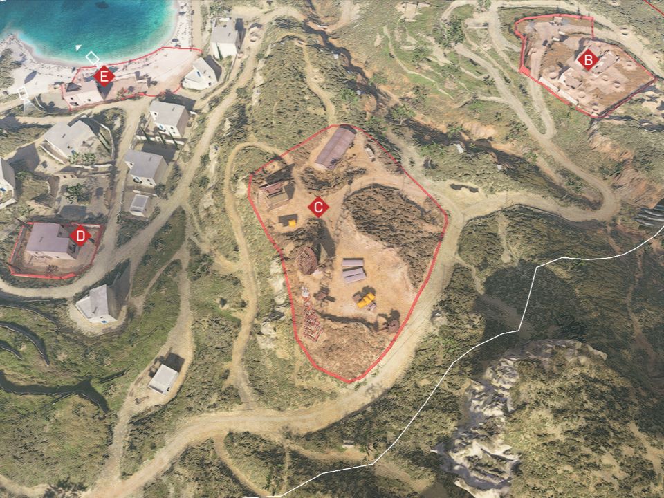 C拠点の俯瞰図 C拠点の俯瞰図