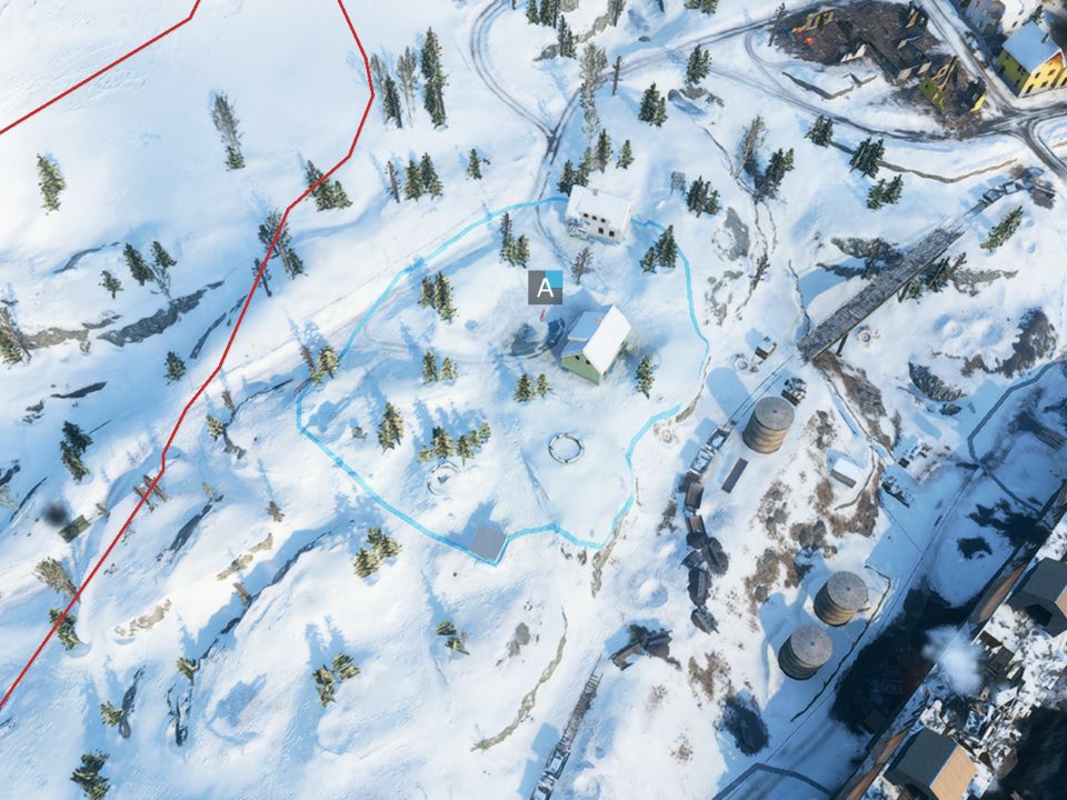 A拠点の俯瞰図 A拠点の俯瞰図