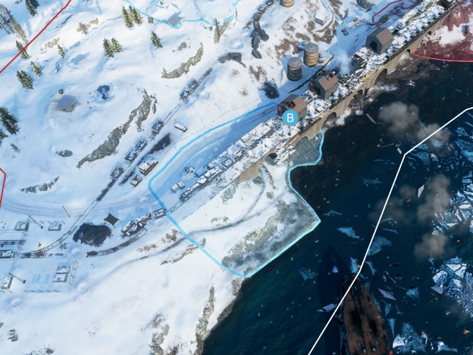 B拠点の俯瞰図 B拠点の俯瞰図