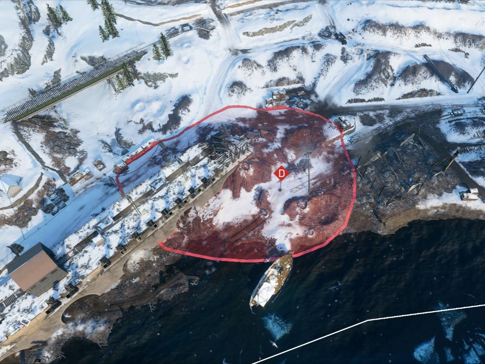 D拠点の俯瞰図 D拠点の俯瞰図