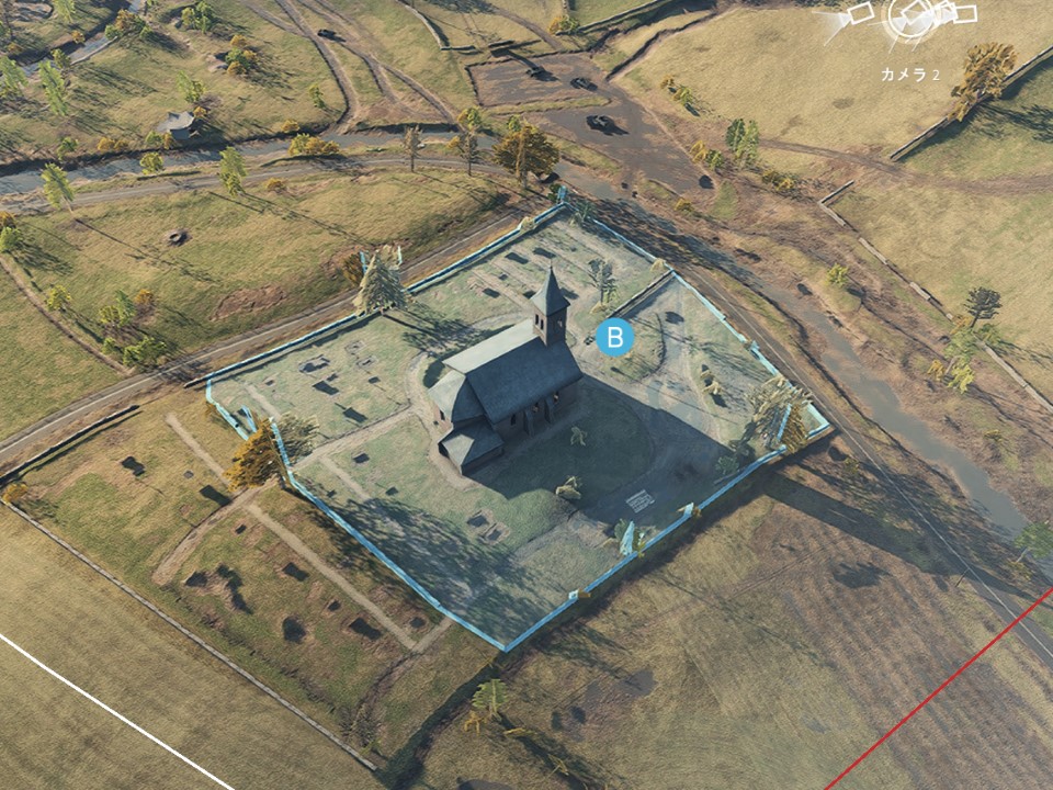 B拠点の俯瞰図 B拠点の俯瞰図