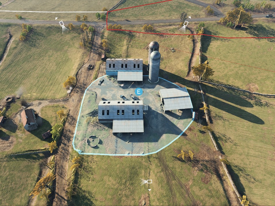 E拠点の俯瞰図 E拠点の俯瞰図