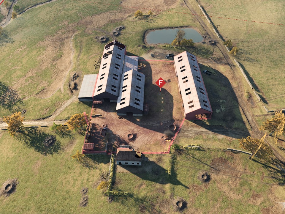 F拠点の俯瞰図 F拠点の俯瞰図