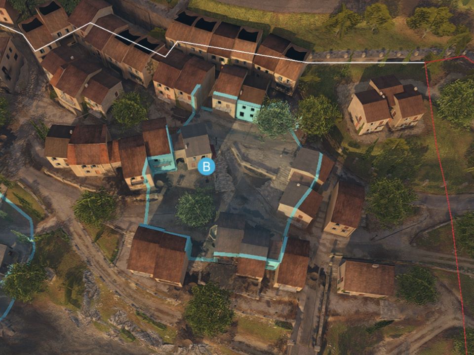 B拠点の俯瞰図 B拠点の俯瞰図