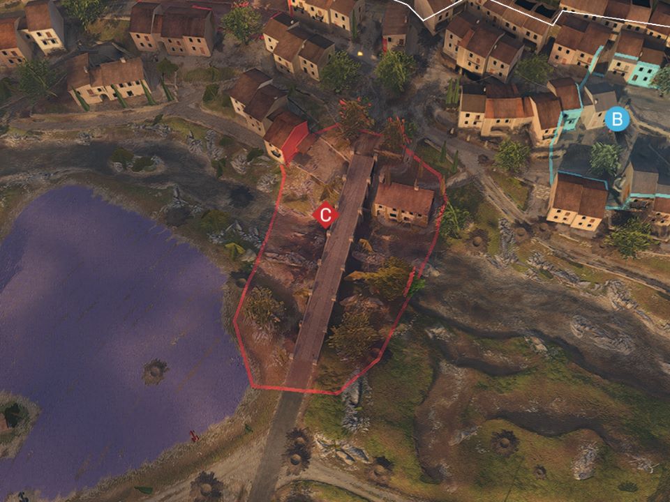 C拠点の俯瞰図 C拠点の俯瞰図