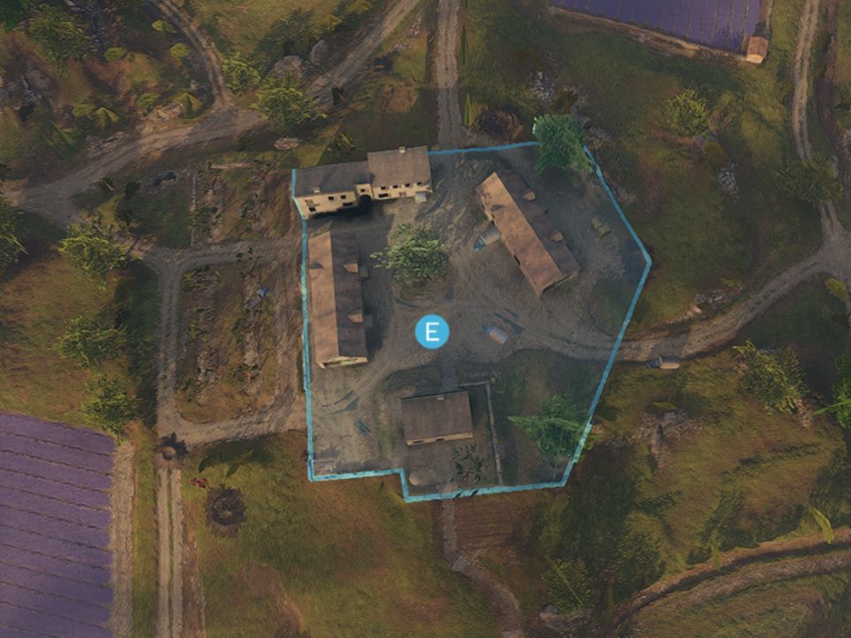 E拠点の俯瞰図 E拠点の俯瞰図