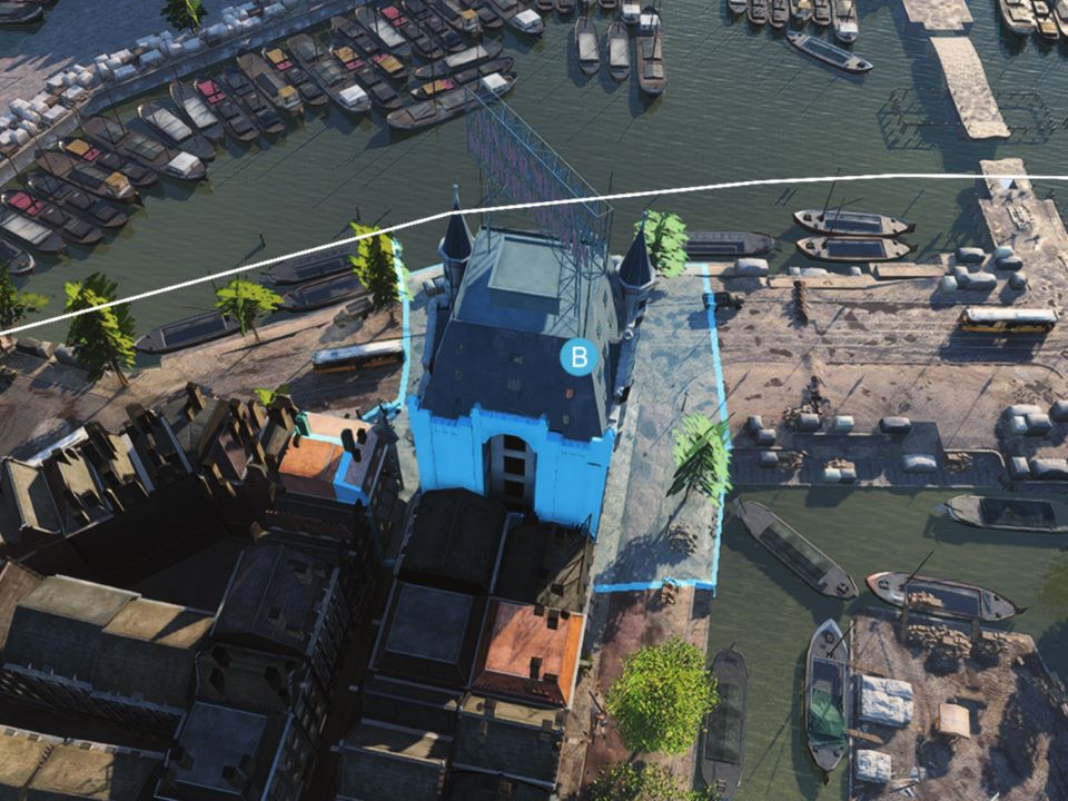 B拠点の俯瞰図 B拠点の俯瞰図