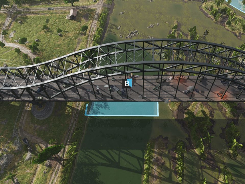 B拠点の俯瞰図 B拠点の俯瞰図