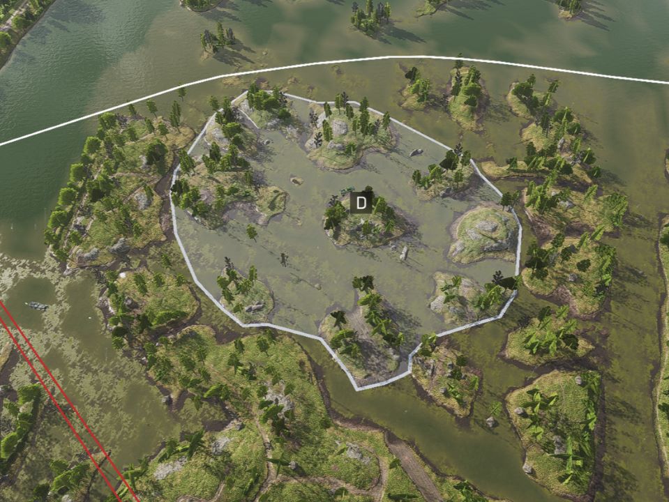 D拠点の俯瞰図 D拠点の俯瞰図