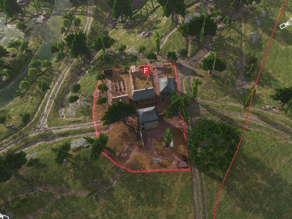 F拠点の俯瞰図 F拠点の俯瞰図